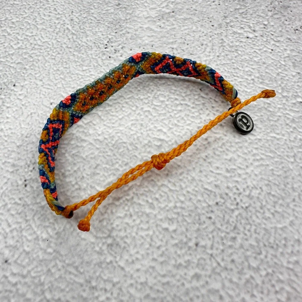 Pura Vida Mixed Lot 4 Bracelets Seed Bead Macrame Woven Boho Friendship Stack